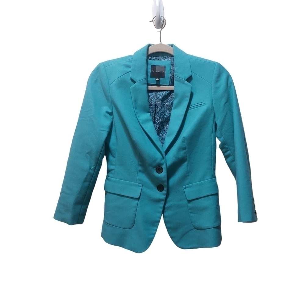 The Limited Ladies Long Sleeve Button Front Blazer
